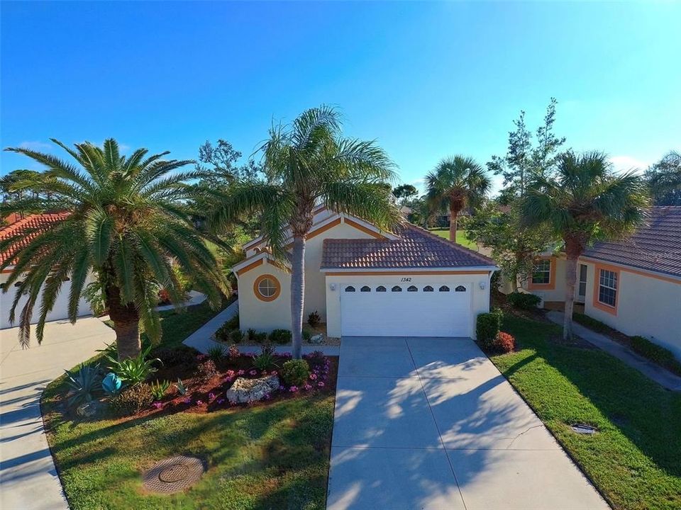 Welcome to your stand-alone, turnkey, maintenance free villa in Venice FL.   Fabulous home offers 2 bedroom + den, 2 bathrooms, 2 car garage and has over $55,000 in improvements, to include new tile roof in 2022.