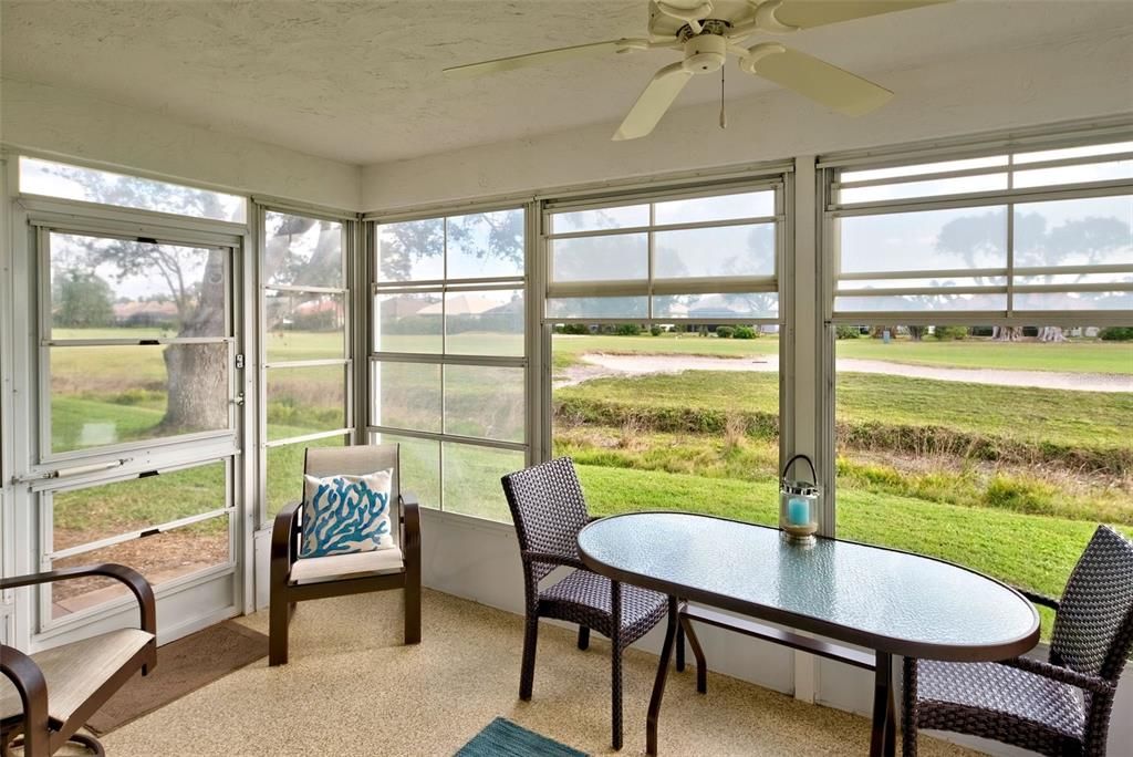 East facing lanai allows you to enjoy it all day long.