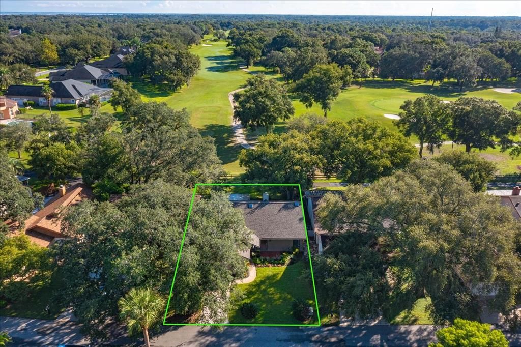 Aerial View of Golf Course