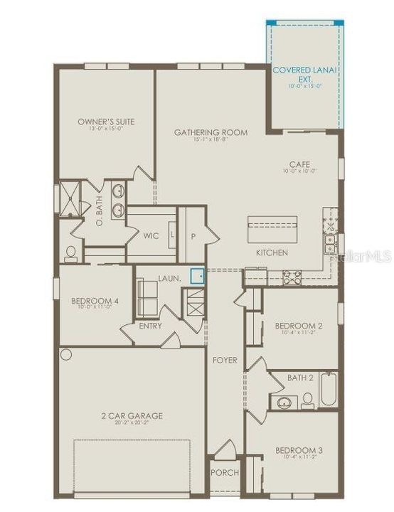 Highgate floorplan with structurals