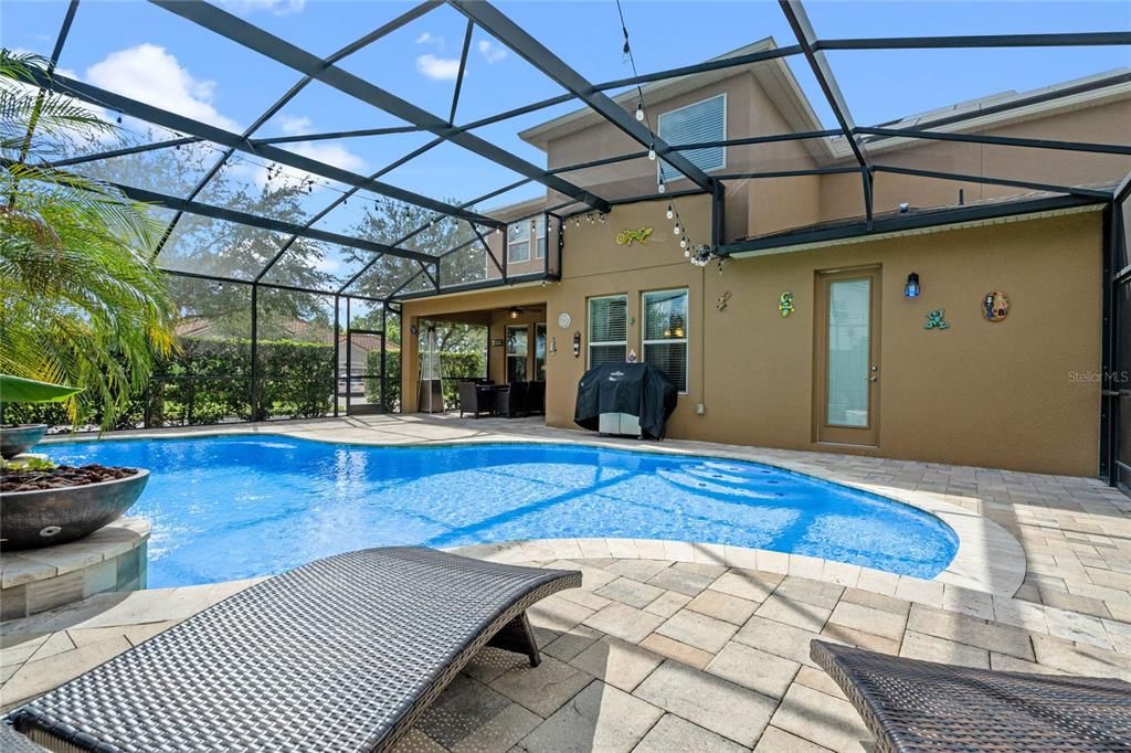 Raised Pool Deck for Loungers!