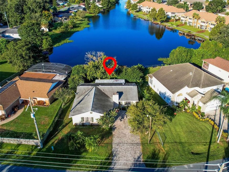 Aerial View Of The Home