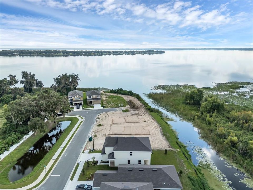 **Private boat ramp.