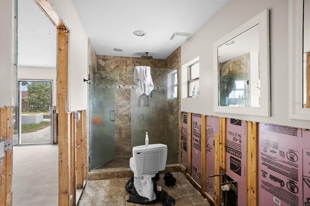 Primary Bath with walk-in shower