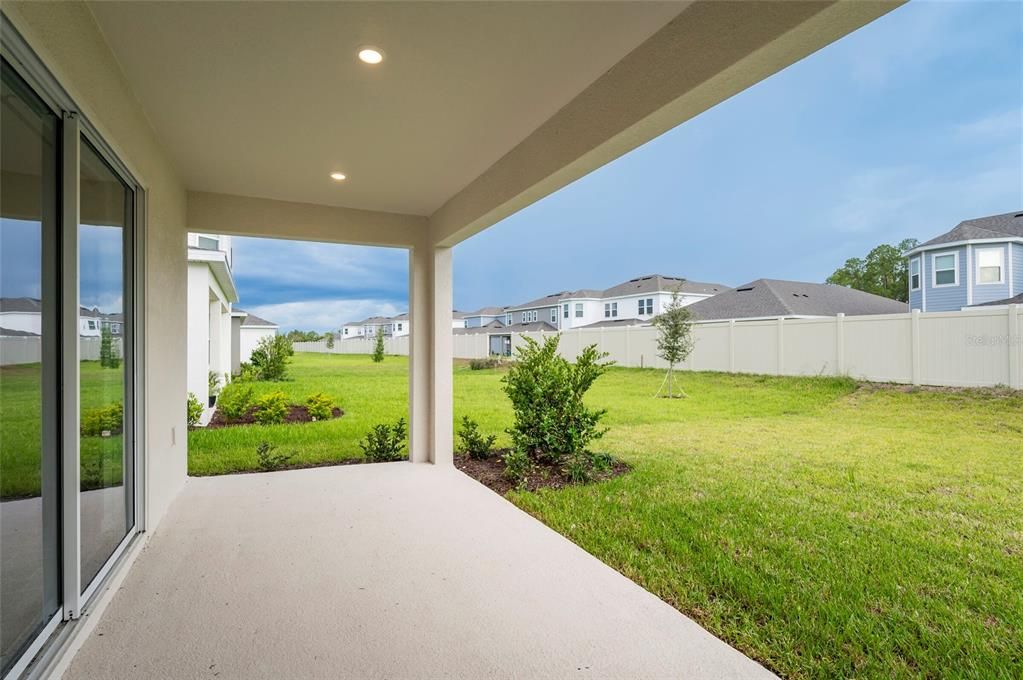 Covered Patio, Easy to Screen In