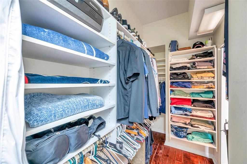 Large custom closet