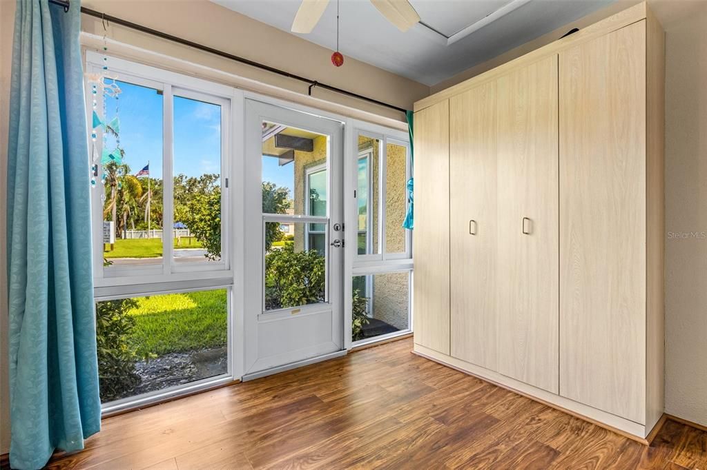 Florida Room with a Murphy Bed!