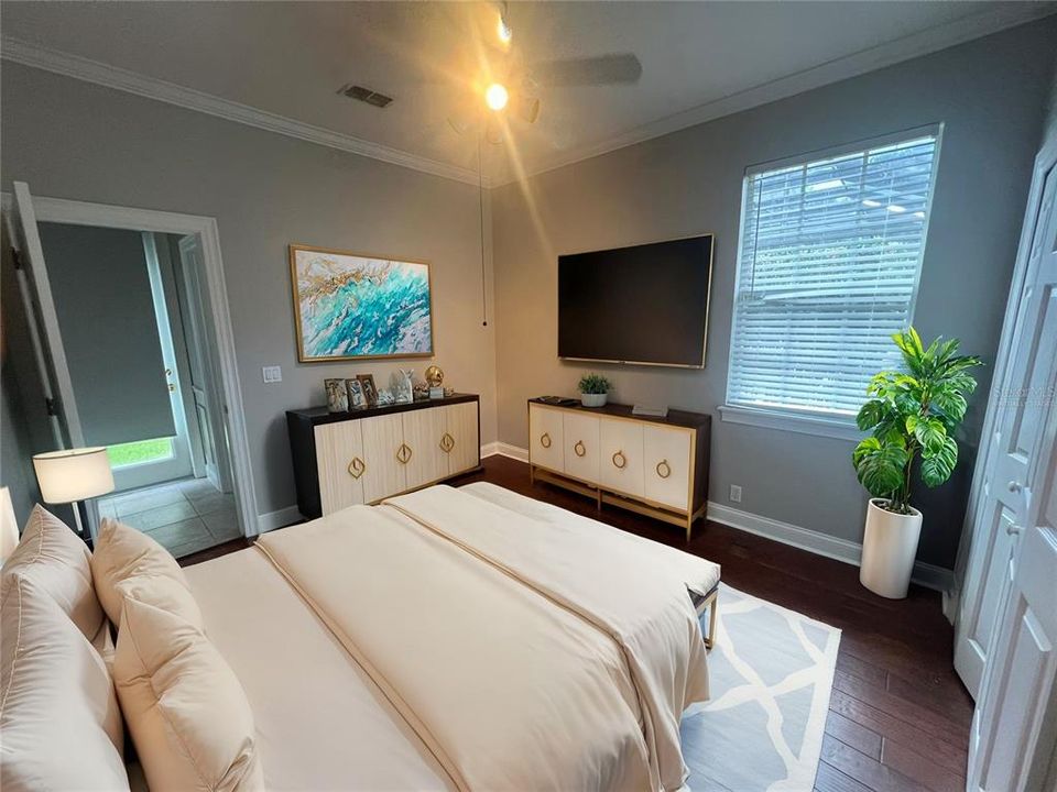 Virtually Staged -Bedroom 4 - Guest Suite