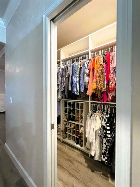 Primary walk-in closet 1