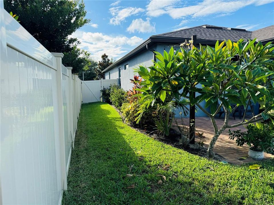 Side of House from Back Yard