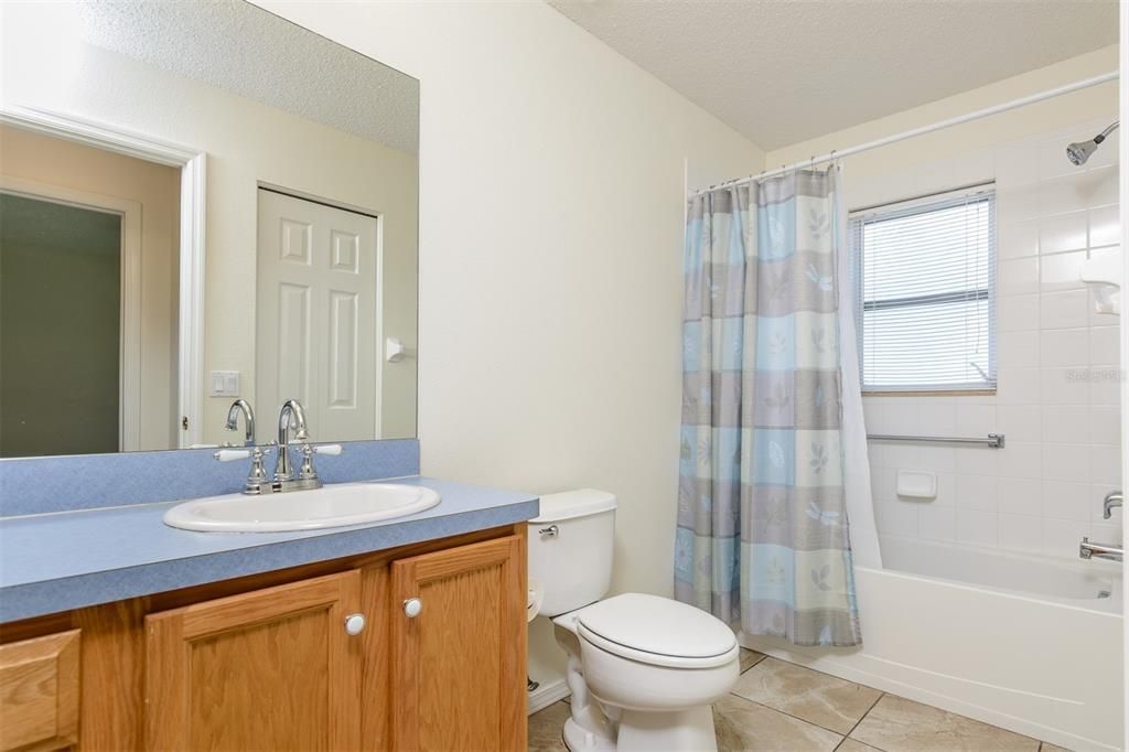 GUEST BATH WITH TUB/SHOWER