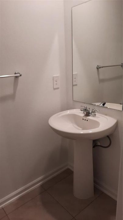 1/2 bath on the first floor