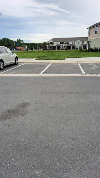 Guest parking lot