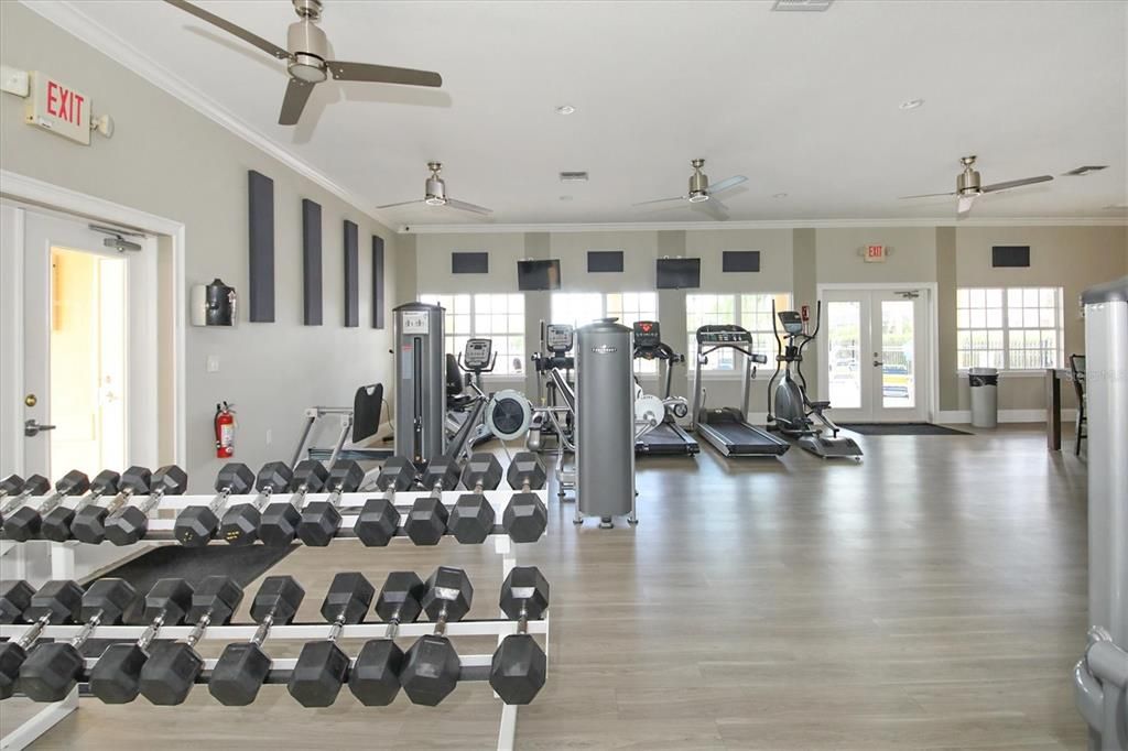 Amenity Center exercise equipment