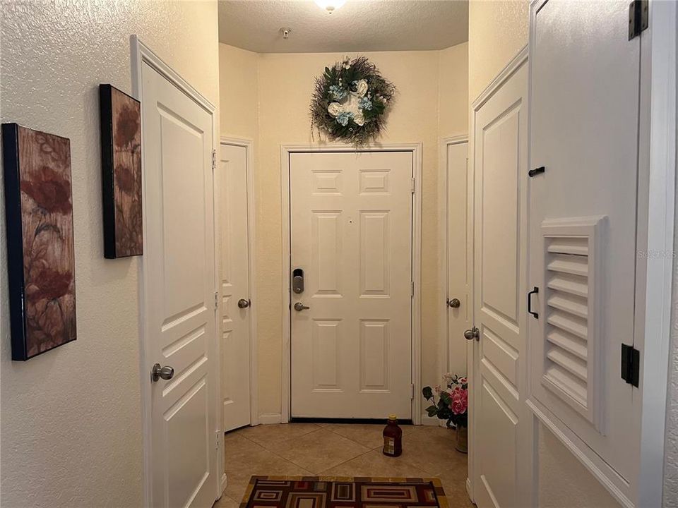 Unit Main Entry, can also enter through the attached Garage Door!