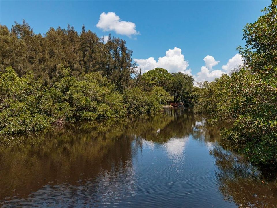 This canal serves the boatyard, allowing your boat to motor down to  Riviera Bay and on to Tampa Bay.