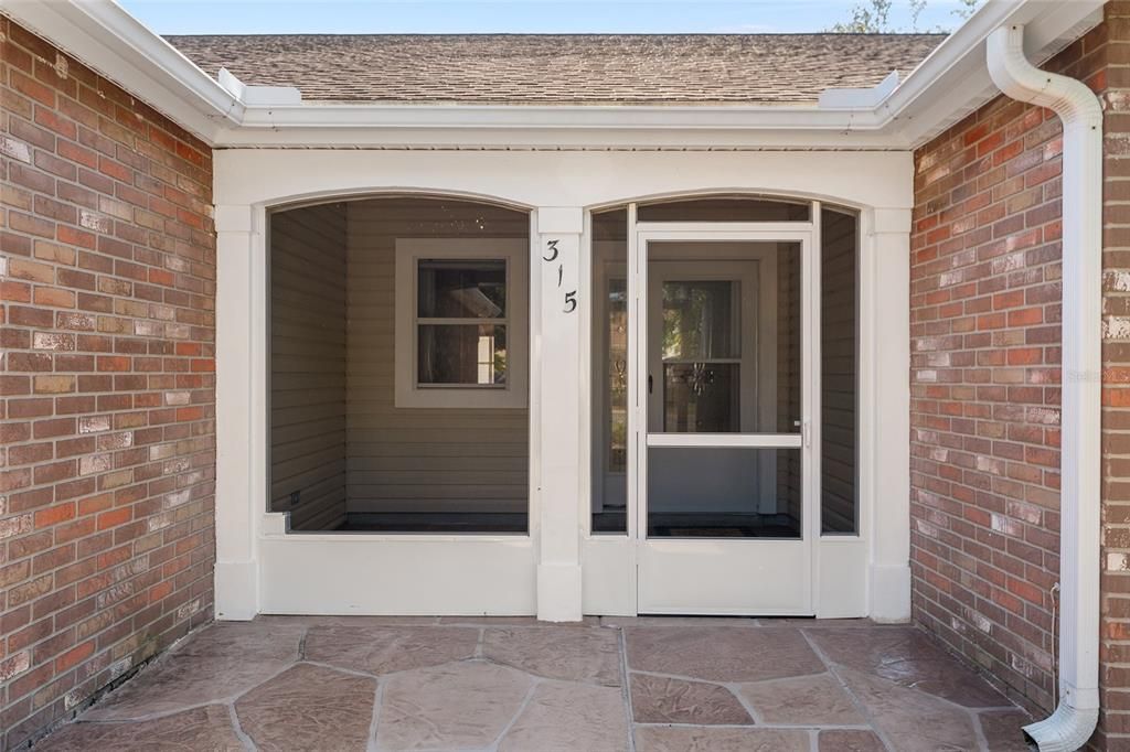 SCREEN ENCLOSED FRONT PORCH