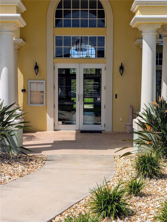 Clubhouse entrance