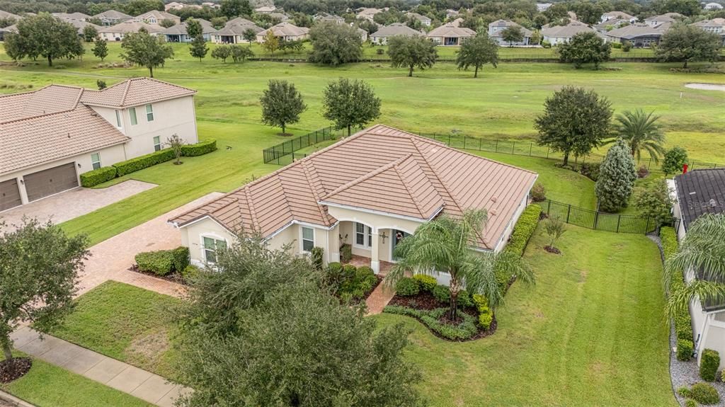 Aerial of the front of 31754 RedTail Blvd