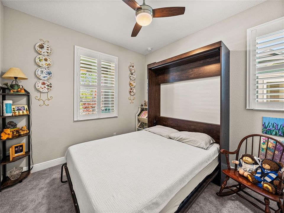 Second Bedroom with Murphy Bed Down