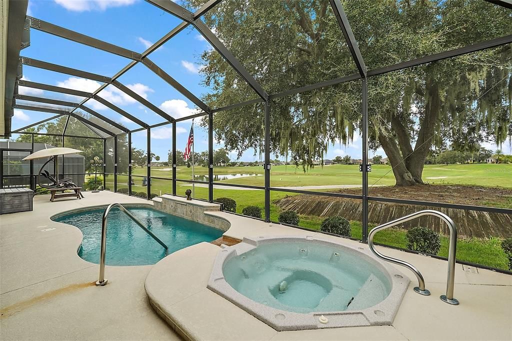 HOT TUB AND POOL