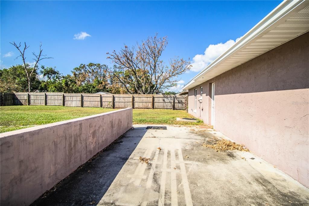 Back Patio