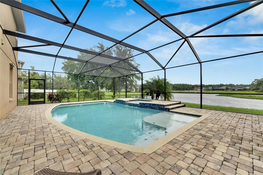 Large Screened Pool