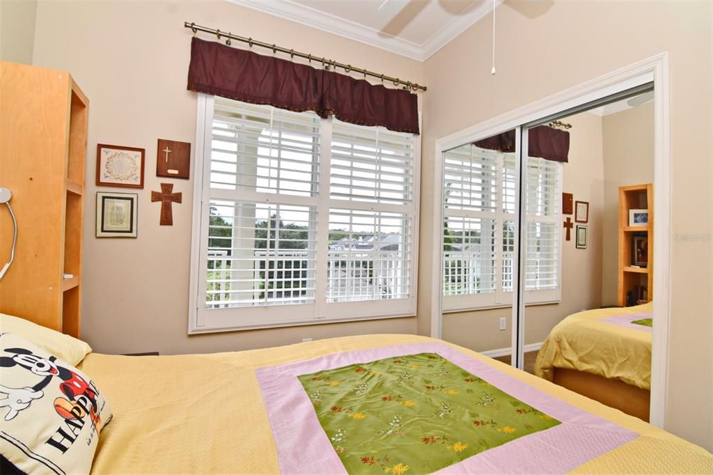 Bedroom #3 with Window View & Closet