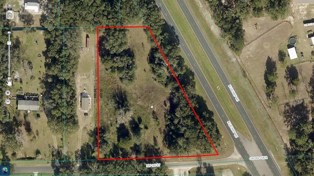 aerial view off of Marion County Property Appraisers website