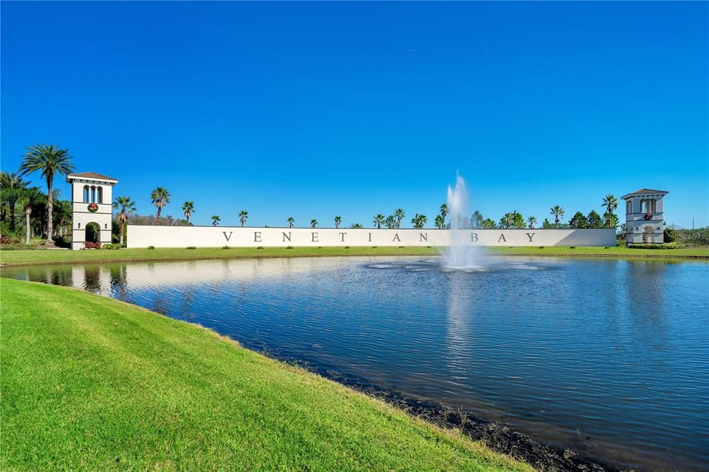 Entrance to Venetian Bay off of 44