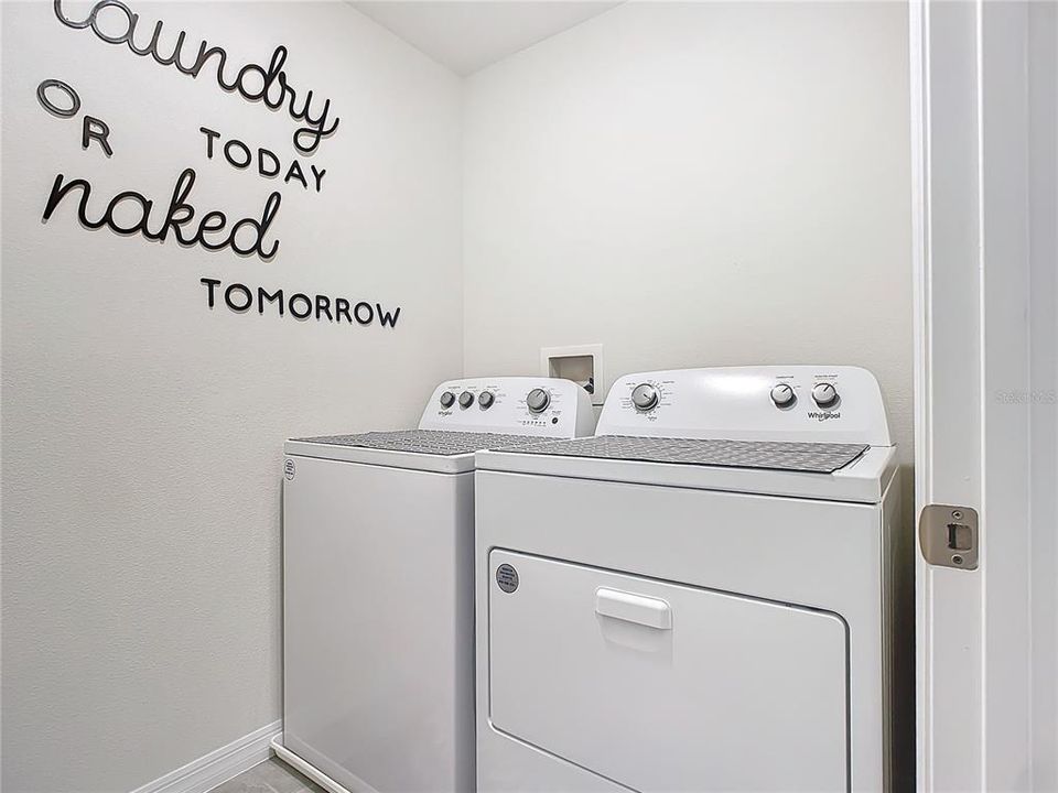 indoor laundry room