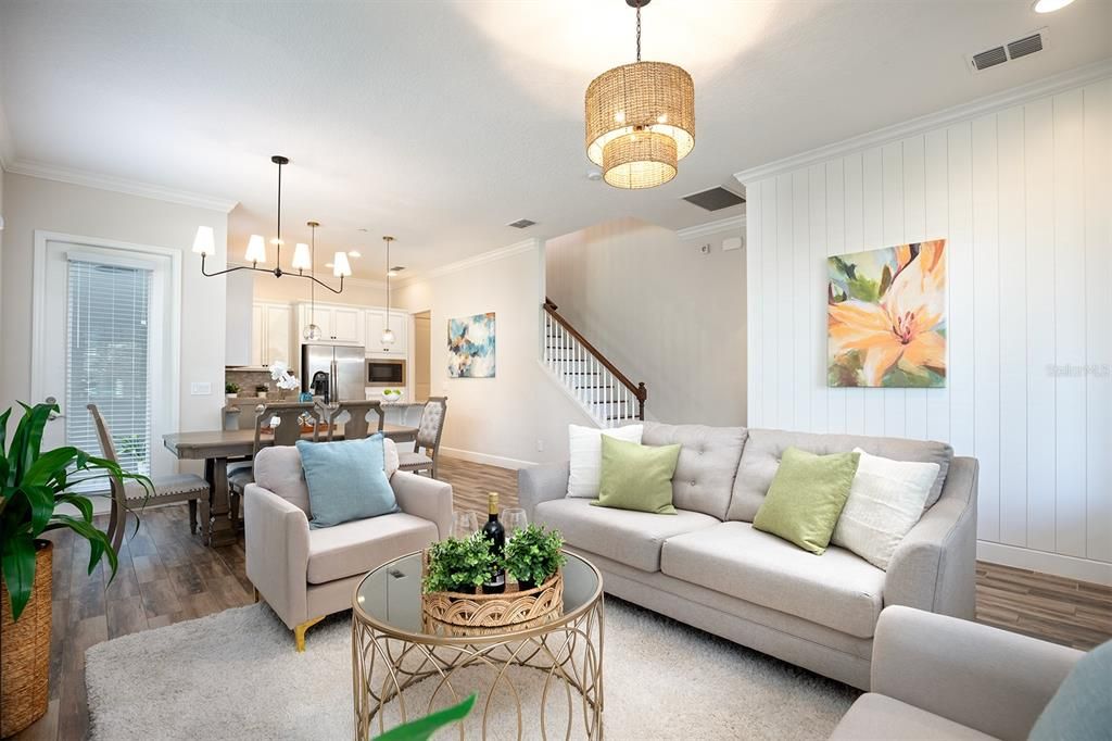 The perfect great room in your luxury townhome!