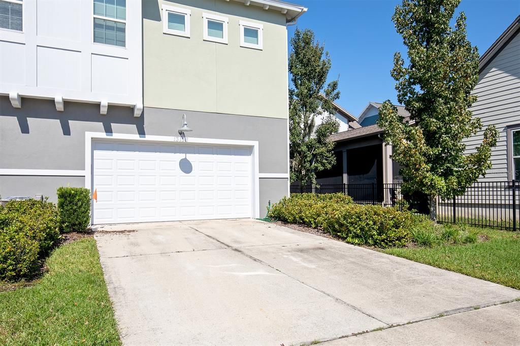 Driveway & 2 car garage