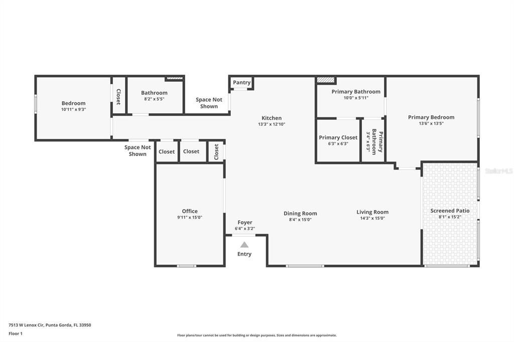 For Sale: $330,000 (2 beds, 2 baths, 1510 Square Feet)