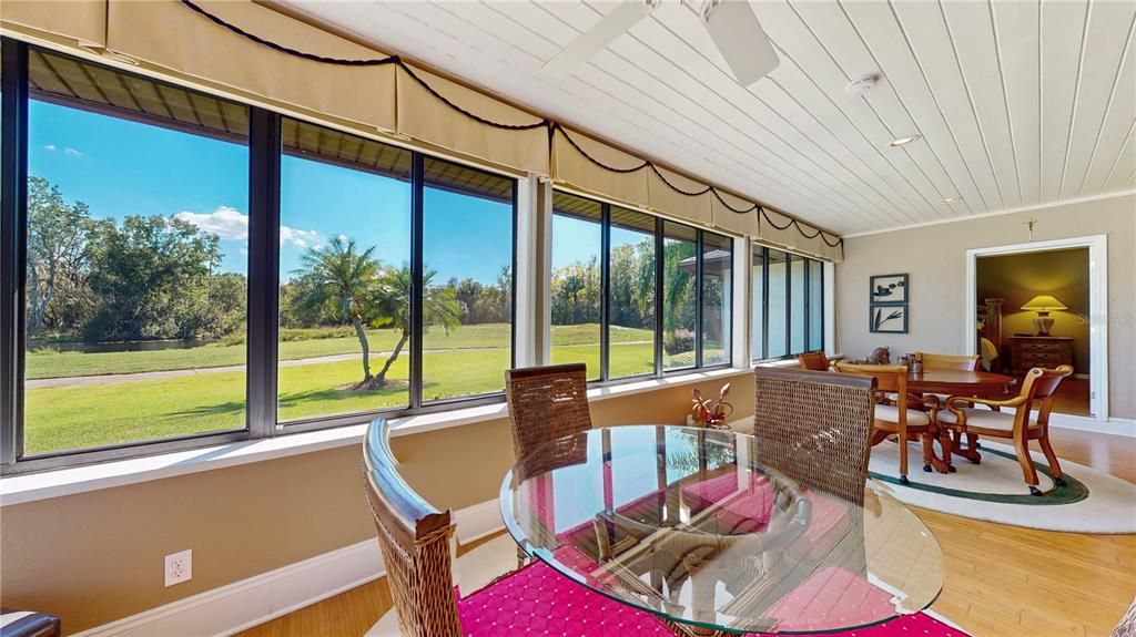 Those gorgeous windows along the back side of the living area. The view is impeccable