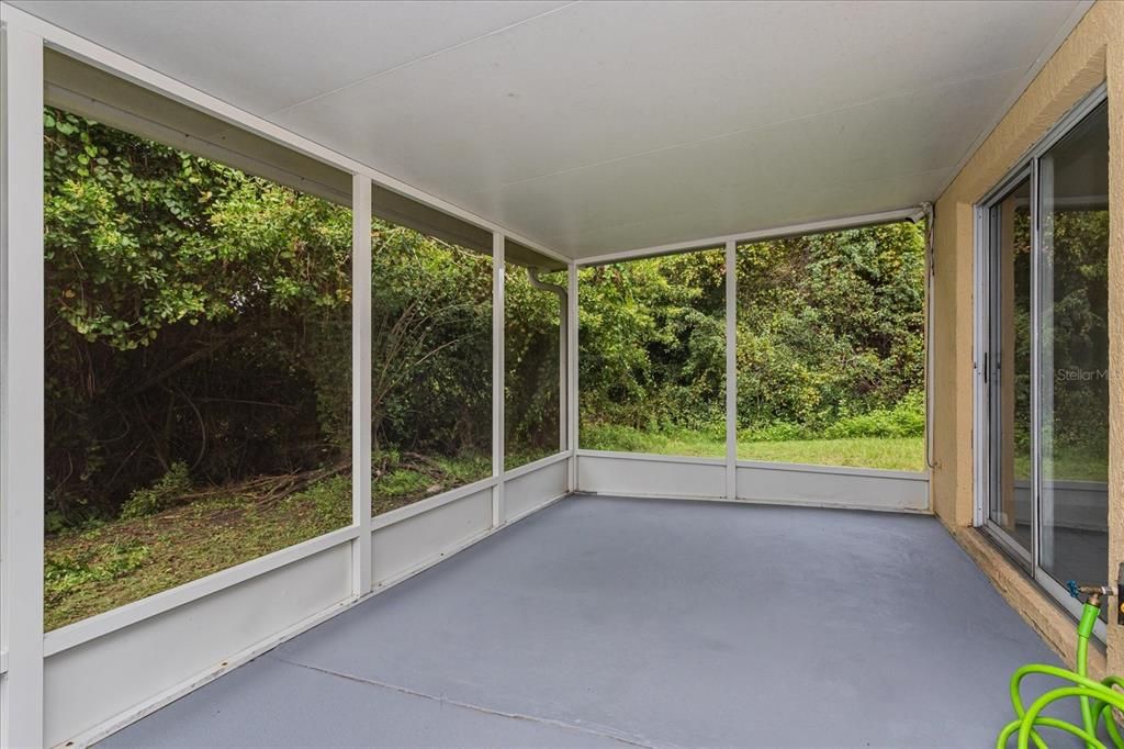 Screened porch