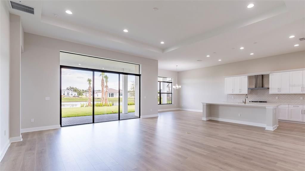 Great Room into Kitchen