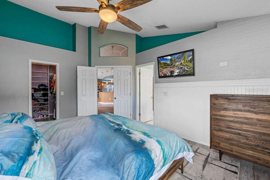 French Doors into Primary Bedroom