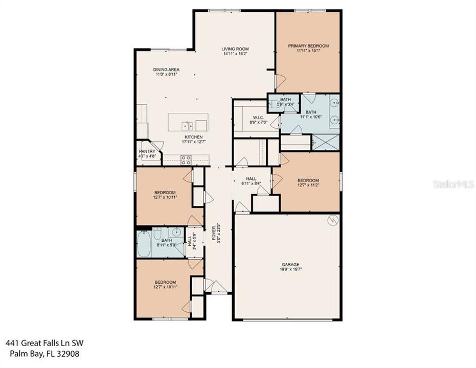 合同活跃: $425,000 (4 贝兹, 2 浴室, 1830 平方英尺)