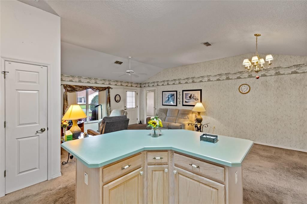 Kitchen Island to Living Room