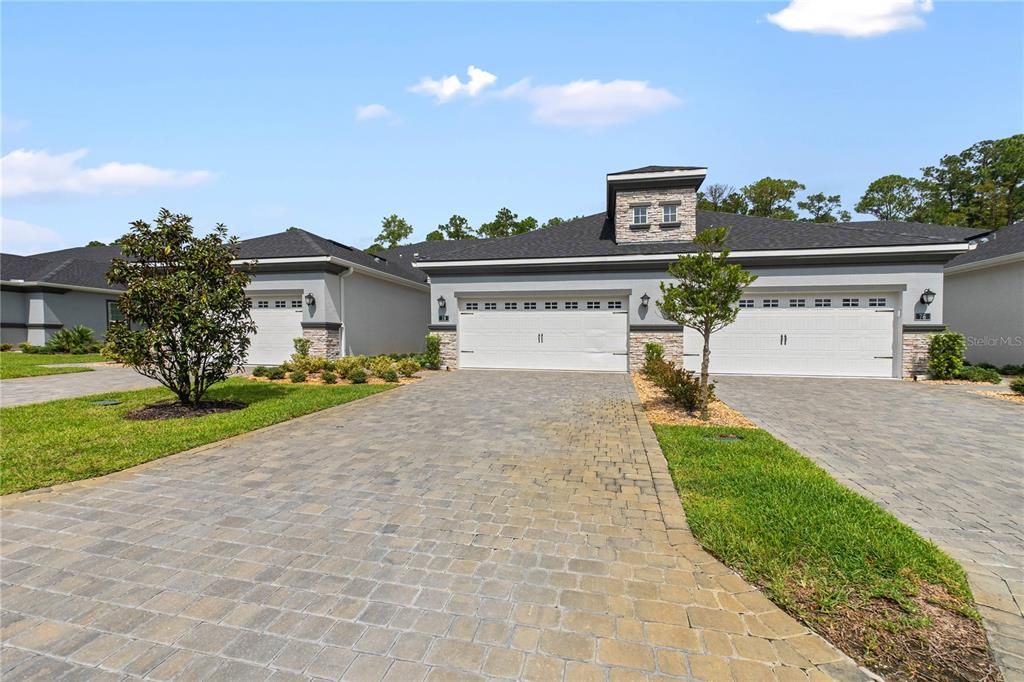 2 Car Garage w/Lush Landscaped Grounds