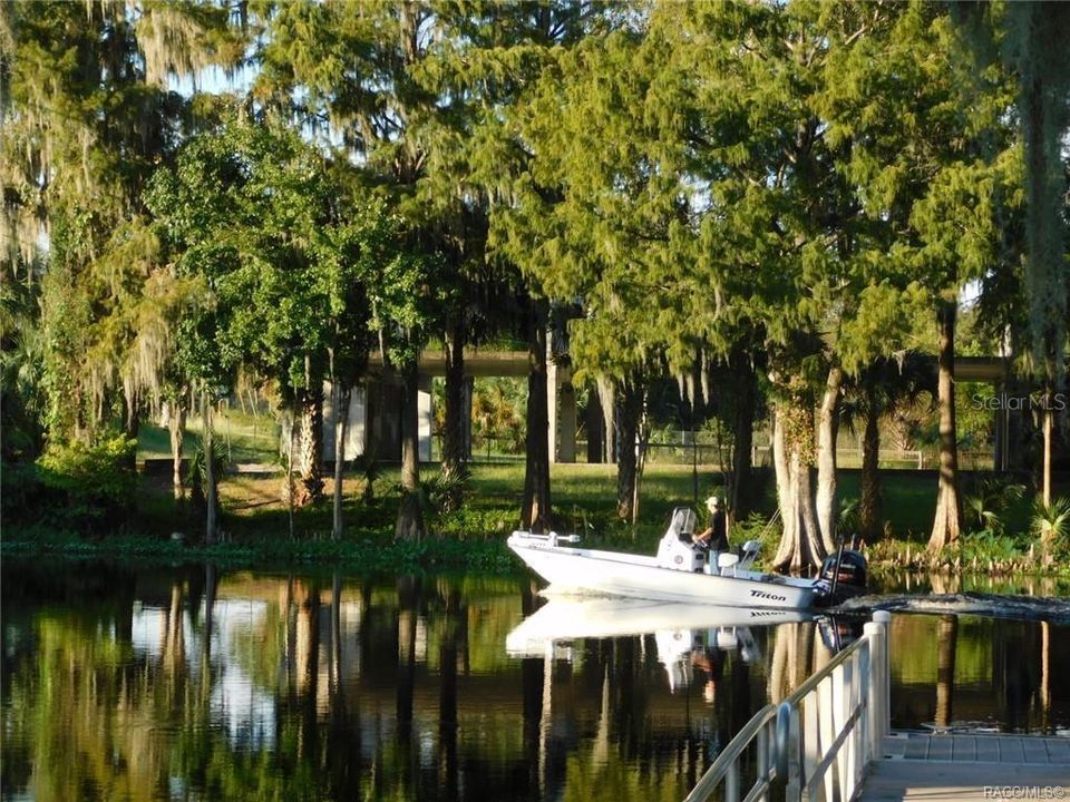 Good fishing & boating on the river