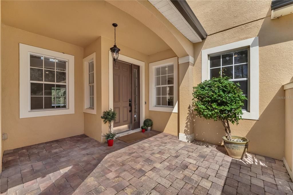 The Front-door Entrance to the Residence