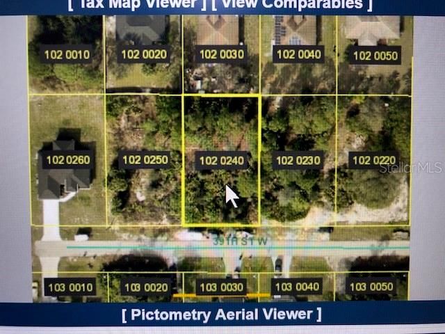 Map of the lot