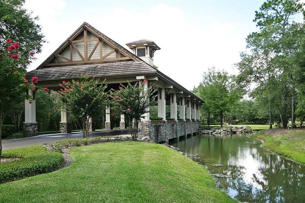 Covered Bridge at the entrance to RedTail