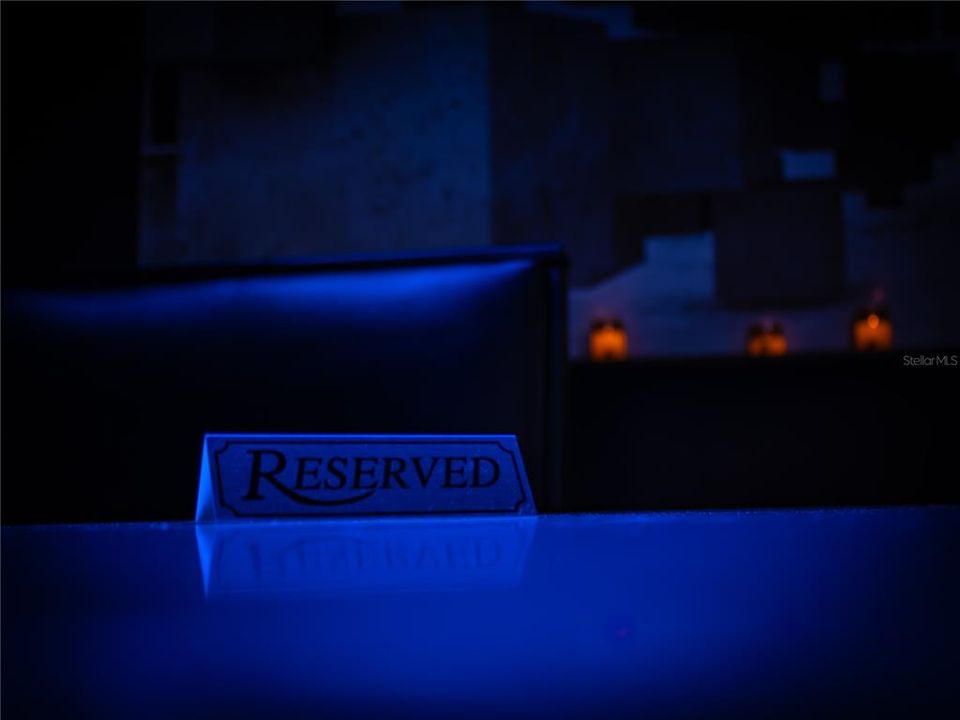 Reserved Table Top