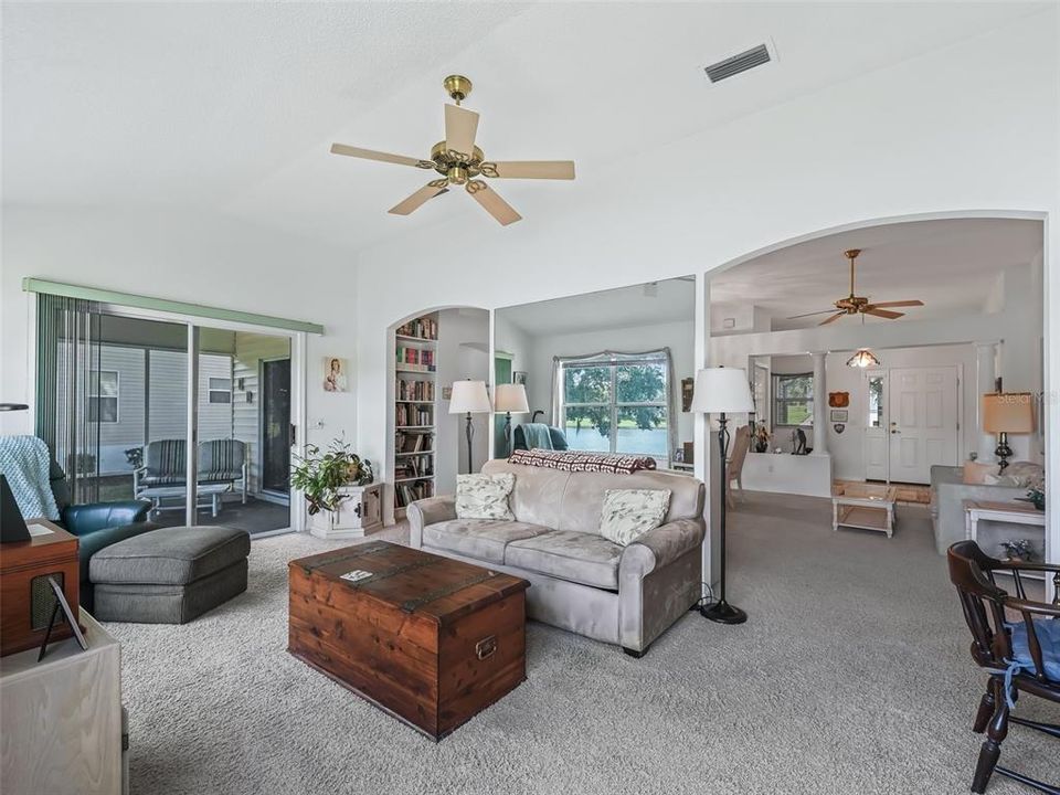 View of the Great Room Looking toward the Front of the Homes Interior