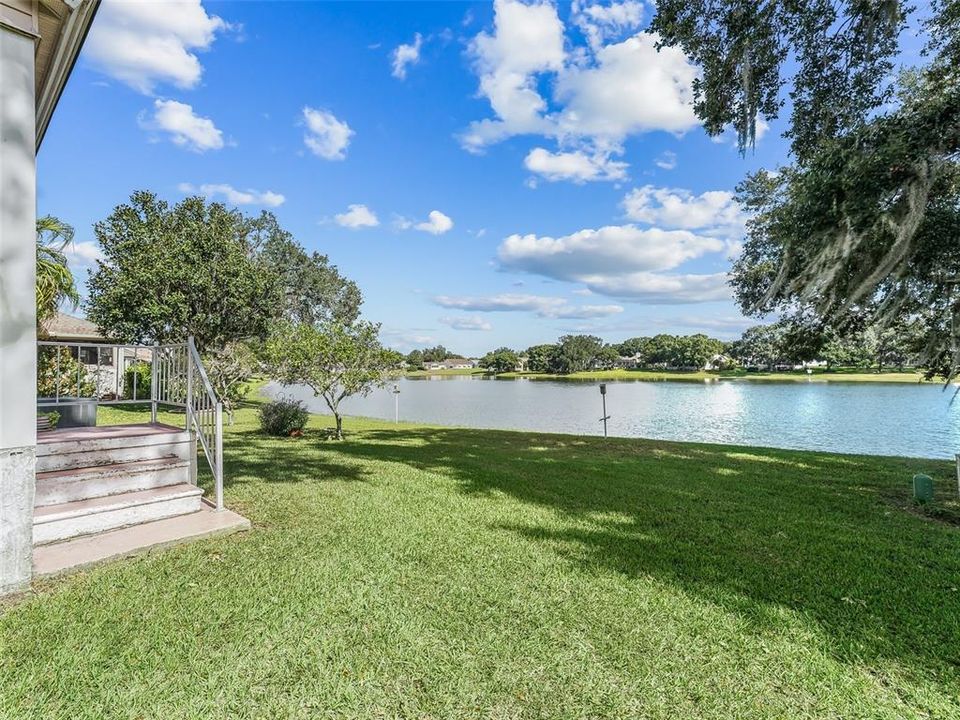 Rear of the home overlooking Lake Laguna