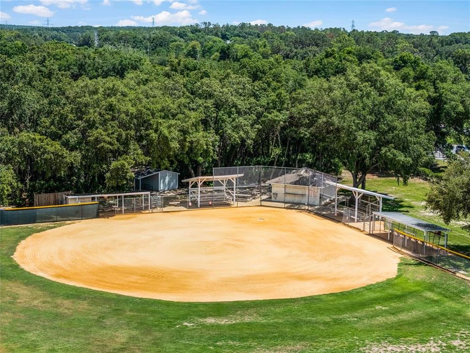 Highland Lakes very own "Field of Dreams"  Join our softball league or simply watch a game from the stands and enjoy a hot dog and refreshment from the concession stand/building