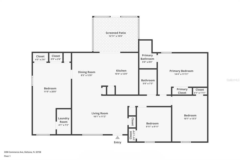 En Venta: $294,900 (3 camas, 2 baños, 1372 Pies cuadrados)